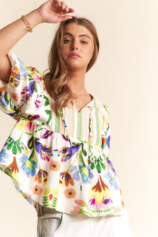 Groovy Garden Top