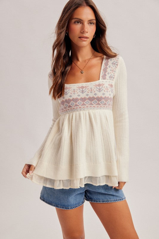 Fair and Square Sweater